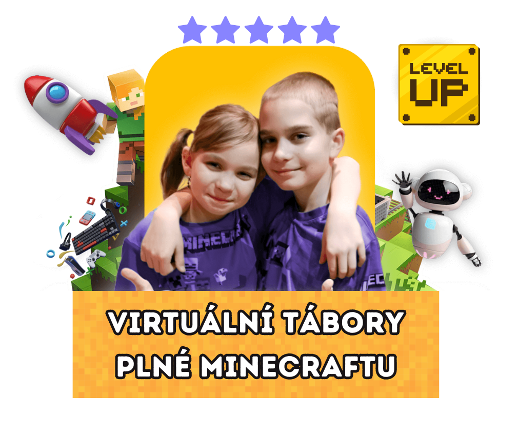 Virtuální IT tábor Minecraft| BridgeAcademy